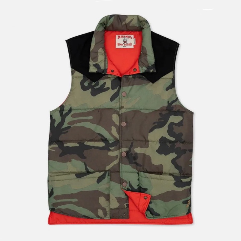 Birdwell Beach Britches Canyon Puffer Vest Woodland Camo